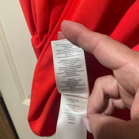 Michael Kors Draped Neck Sleeveless Gathered With Waist XS - Picture 4 of 4